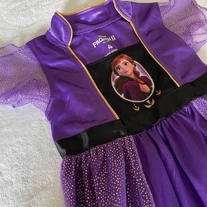 Disney Frozen II Anna dress/nightgown, size 4